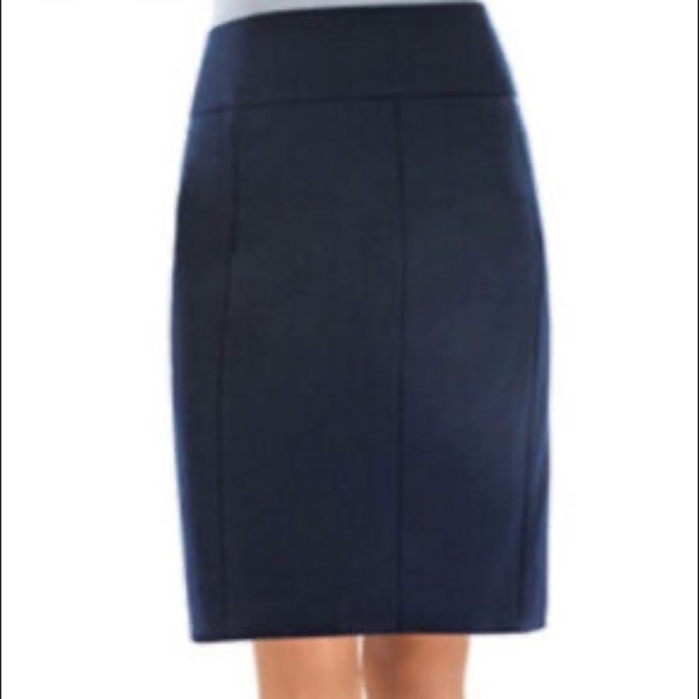 Cabi 875 Navy Blue Newport Pencil Skirt Size 4